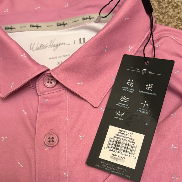 Pink Polo Shirt by Walter Hagen - Picture 3 of 6